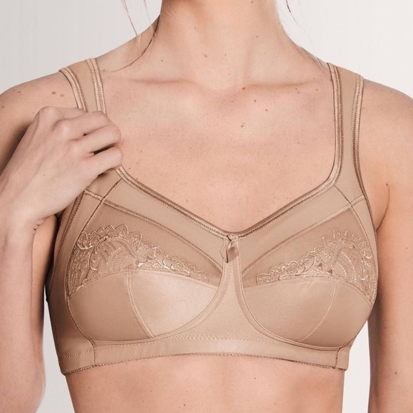 Amoena Isadora Nude Wireless Masectomy Soft Shell Bra 0948 - Picture 1 of 5